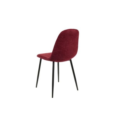 Chaises Avec Pieds En Métal Et Assises En Tissu (lot De 2) - Zelie