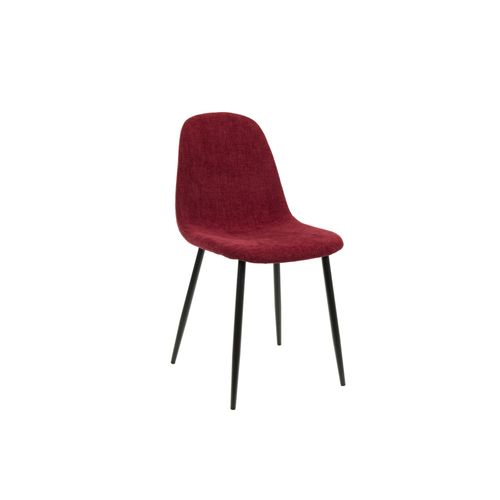 Chaises Avec Pieds En Métal Et Assises En Tissu (lot De 2) - Zelie