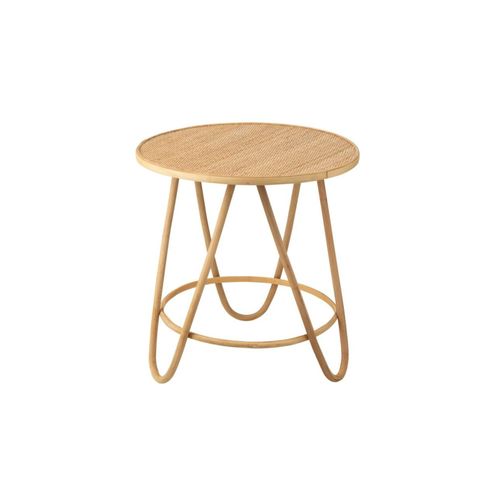 Table Basse Ronde En Rotin Naturel D60 - Taro