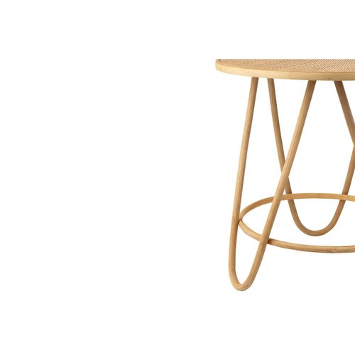 Table Basse Ronde En Rotin Naturel D60 - Taro