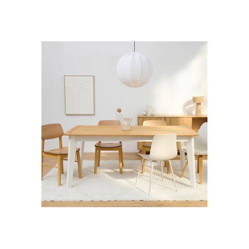 Chaises De Salle à Manger En Bois Naturel (lot De 2) - Izia