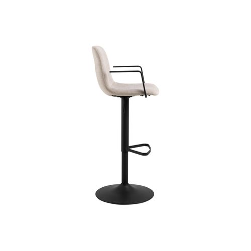 Tabourets De Bar Réglables Et Pivotants Beiges (lot De 2) - Noa