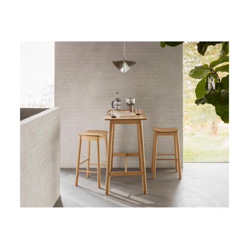 Table De Bar En Bois Naturel 4 Places L120 - Izia