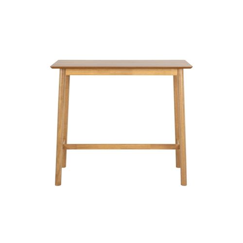 Table De Bar En Bois Naturel 4 Places L120 - Izia