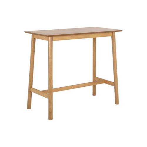 Table De Bar En Bois Naturel 4 Places L120 - Izia