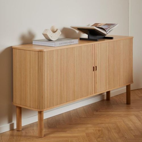 Buffet En Bois Avec 2 Portes Coulissantes L160 - Gaynel