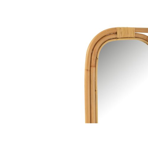 Miroir à Poser Avec Échelle En Rotin Naturel - Kruger