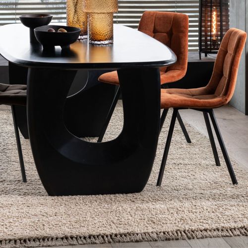 Tapis Rectangulaire En Coton Beige 200x300 - Wiston