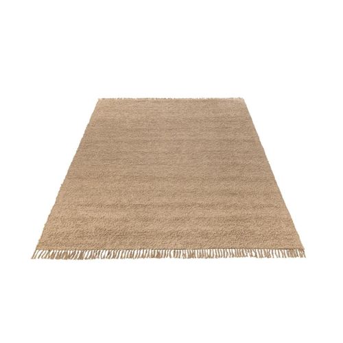 Tapis Rectangulaire En Coton Beige 200x300 - Wiston