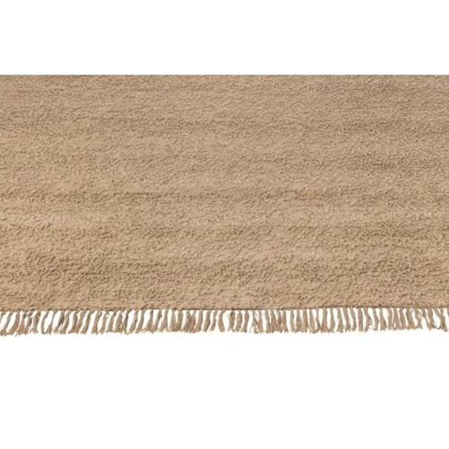 Tapis Rectangulaire En Coton Beige 200x300 - Wiston