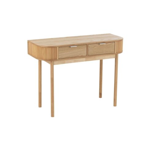 Console En Bois Naturel 2 Tiroirs - Origami