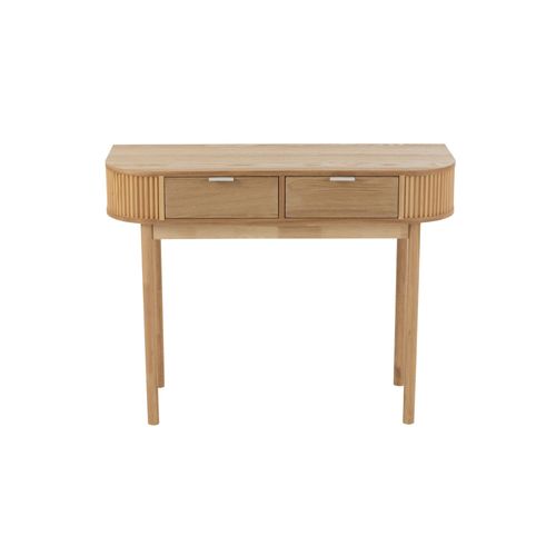 Console En Bois Naturel 2 Tiroirs - Origami
