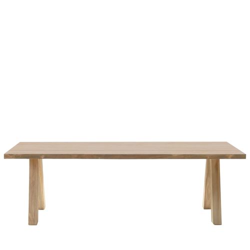 Table Indoor/outdoor Rectangulaire En Teck L240 10 Places - Arone