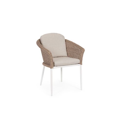 Fauteuils De Jardin Tressés Et Hydrofuges Beiges (lot De 2) - Avea