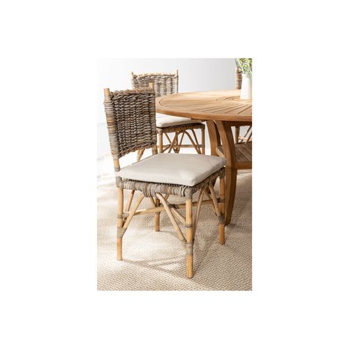 Table De Jardin En Teck Plateau Tournant D155 - Bolonia