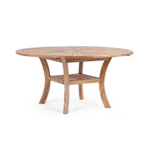 Table De Jardin En Teck Plateau Tournant D155 - Bolonia