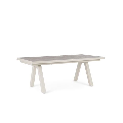 Table De Jardin Extensible En Céramique Gris Cendré L205/265 - Cenitz