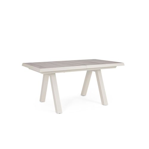 Table De Jardin Extensible En Céramique Gris Cendré L163/203 - Cenitz