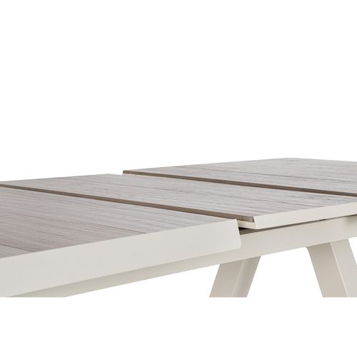 Table De Jardin Extensible En Céramique Gris Cendré L163/203 - Cenitz