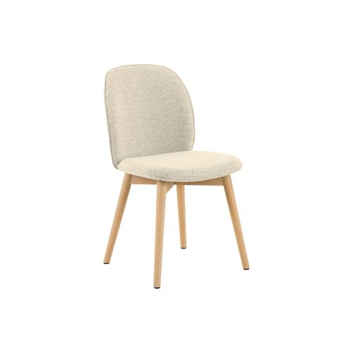 Chaises Scandinaves En Tissu Bouclette (lot De 2) - Alix