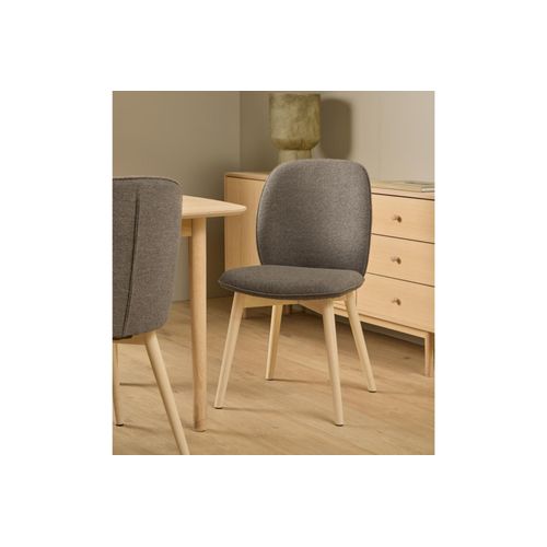Chaises Scandinaves En Tissu Bouclette (lot De 2) - Alix