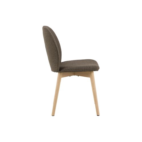 Chaises Scandinaves En Tissu Bouclette (lot De 2) - Alix