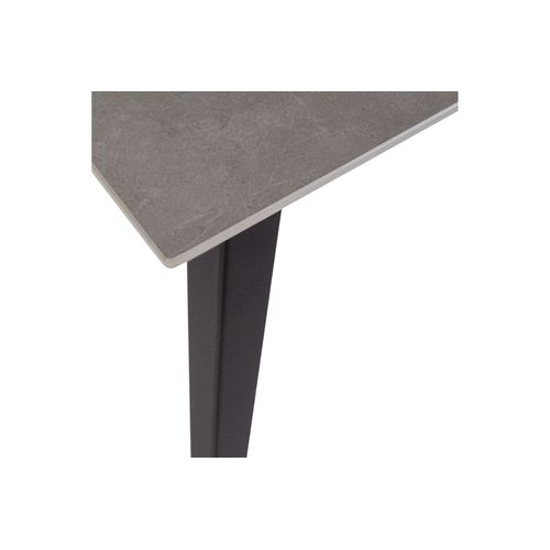 Table Rectangulaire En Céramique Et Métal L140 6 Places - Arlette