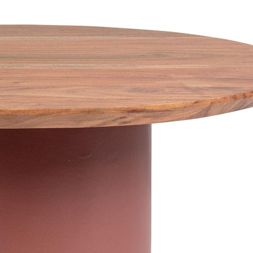 Table Basse Ronde Contemporaine D70 En Acacia - Sajo