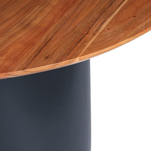 Table Ronde Contemporaine D115 4 Places En Acacia - Sajo
