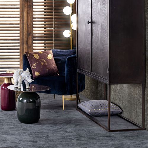 Bout De Canapé Rond En Métal Émaillé Vert D50 - Manila