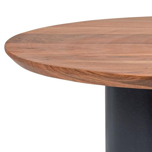 Table Basse Ronde Contemporaine D70 En Acacia - Sajo