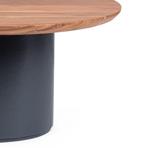 Table Basse Ronde Contemporaine D70 En Acacia - Sajo