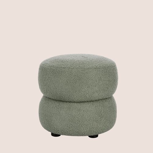 Pouf Rond D41 En Tissu - Lenny