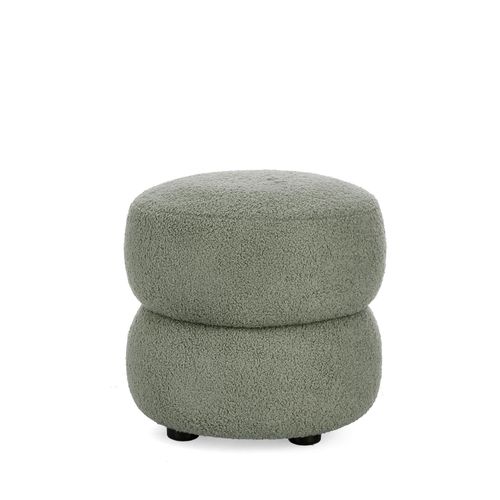 Pouf Rond D41 En Tissu - Lenny