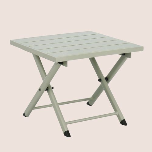 Table Basse Pliante De Jardin En Aluminium L44 - Cabourg