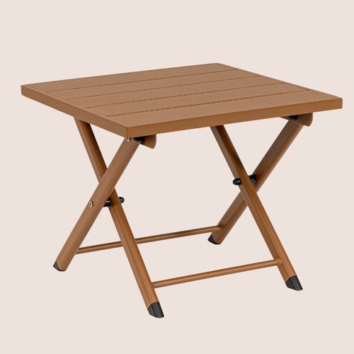 Table Basse Pliante De Jardin En Aluminium L44 - Cabourg