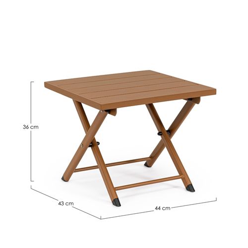 Table Basse Pliante De Jardin En Aluminium L44 - Cabourg
