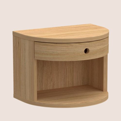 Chevet Suspendu Demi-cercle 1 Tiroir 1 Niche - Macon