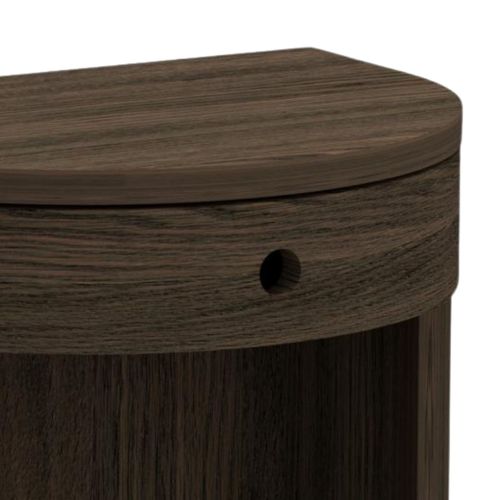 Table De Chevet Demi-cercle 1 Tiroir 1 Niche - Macon