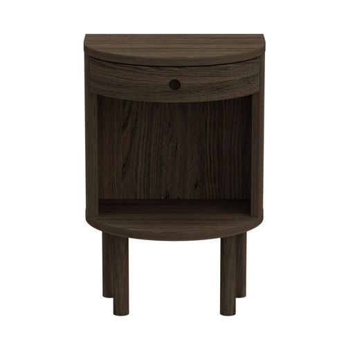 Table De Chevet Demi-cercle 1 Tiroir 1 Niche - Macon