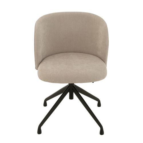 Chaises Pivotantes Réglables En Hauteur En Tissu (lot De 2) - Mia