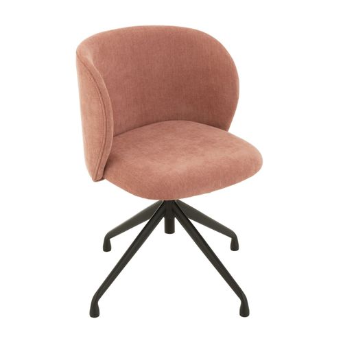 Chaises Pivotantes Réglables En Hauteur En Tissu (lot De 2) - Mia