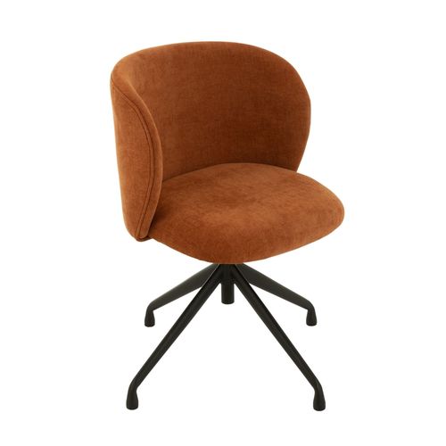 Chaises Pivotantes Réglables En Hauteur En Tissu (lot De 2) - Mia