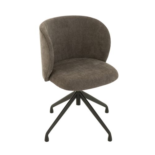 Chaises Pivotantes Réglables En Hauteur En Tissu (lot De 2) - Mia