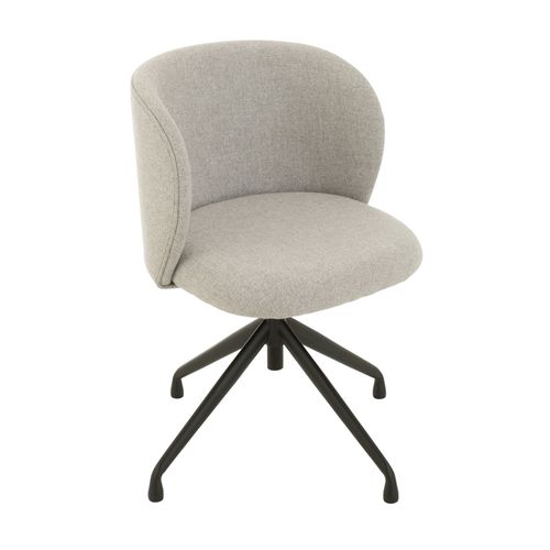 Chaises Pivotantes Réglables En Hauteur En Lin (lot De 2) - Mia