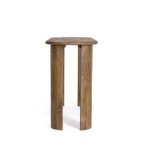 Console Ovale En Manguier Japandi L147 - Naples