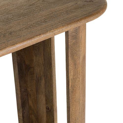 Console Ovale En Manguier Japandi L147 - Naples