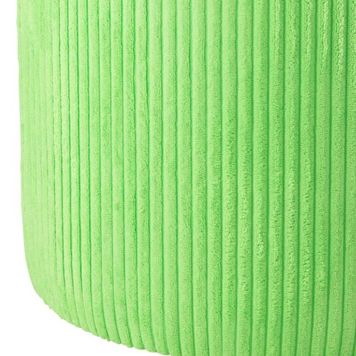 Poufs Tabourets Ronds En Velours Côtelé (lot De 2) - Charlise