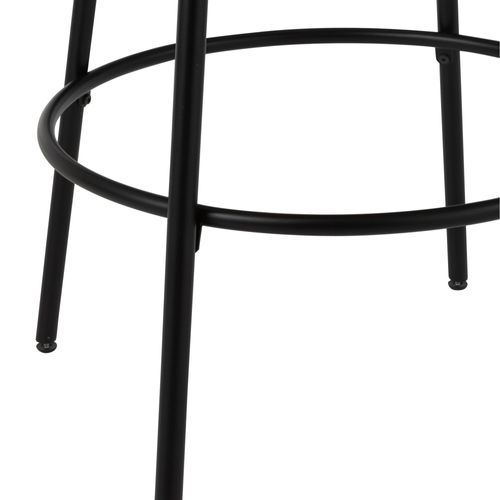 Table De Bar Ronde En Bois Et Métal Style Industriel D60 - Varny