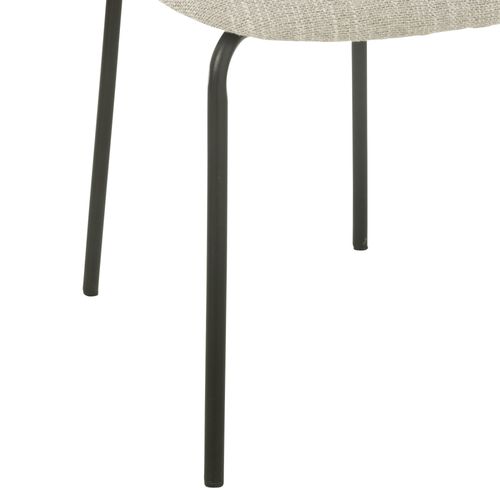 Chaises De Salle à Manger Design En Tissu Beige (lot De 2) - Arko